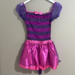 Cheshire Cat Alice In Wonderland Costume Sz 11-13 Juniors